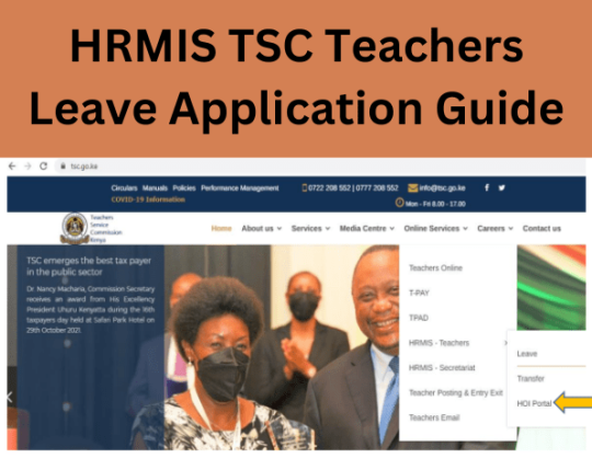 HRMIS TSC Teachers Leave Application Guide