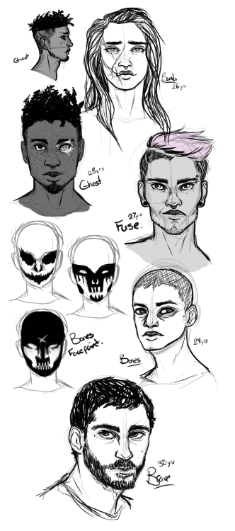criticalroole: A drawing dump of mine and @plebnut ‘s characters. They’re from a universe we worked 