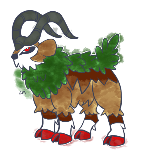 Day 10- Favourite Grass type Gogoat Another one of my team heavy hitters. I added Skidoo/ 