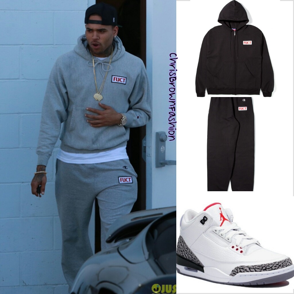 ☑ Swag Check: Chris Brown - Jordan Flight 45s & Louis Vuitton