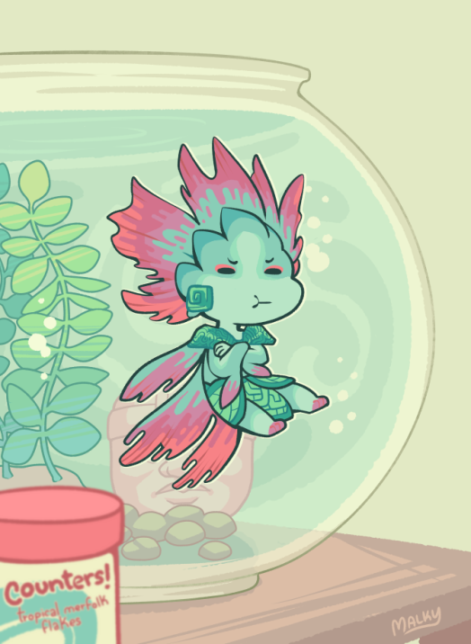 malkshake:  I make Ixalan merfolk look like the drunk mistake of an axolotl and a