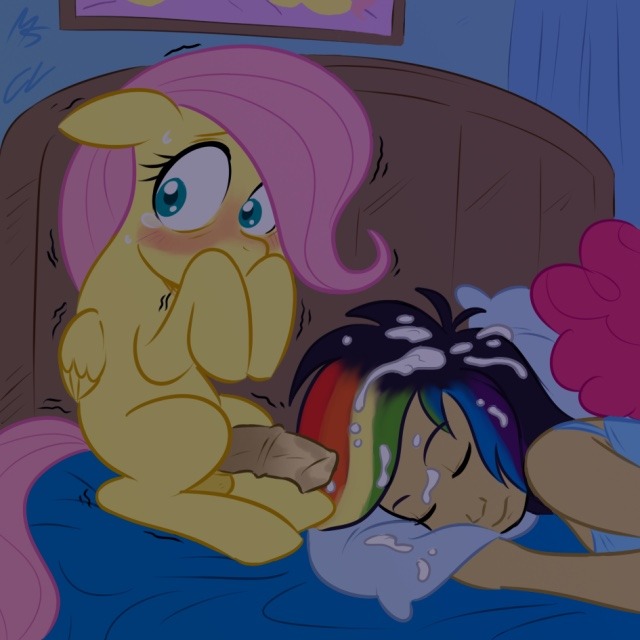 Rainbow and fluttershy by request