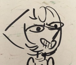 ben-levin:  Weird Pearl I drew on an outline.