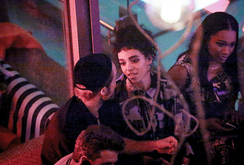 celebritiesofcolor:   Robert Pattinson and FKA Twigs attend SUSHISAMBA’s third anniversary party on November 10, 2015 in London, England. 