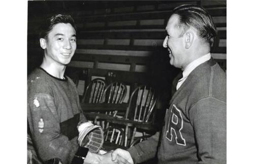 Congratulations to Larry Kwong! Kwong was inducted into the British Columbia Hockey Hall of Fame, fo