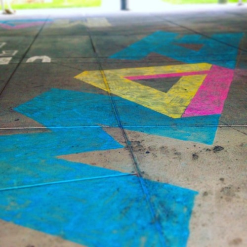 Doing some promotion with some seriously cool chalk art! Used some sweet spray chalk. If you&rsquo;r