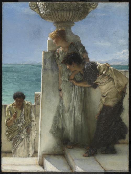 A Foregone Conclusion, Lawrence Alma-Tadema, 1885, TateBequeathed by Amy, Lady Tate 1920Size: suppor