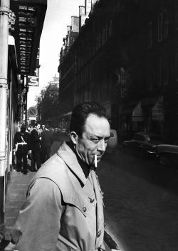 barcarole: Albert Camus in 1957, by Loomis