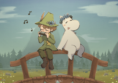 Snufmin!!This One Turned Out Reaaally Pretty I Like It A Lot