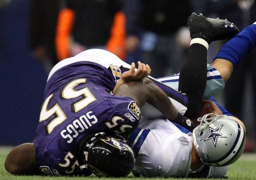 assofmydreams:  Terrell Suggs’ super-sized ass