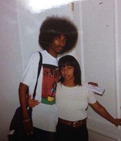 hiphopclassicks:  Snoop &amp; “Baby Boo” (His wife, Shante)