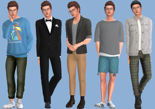 Everyday: Hair EA // Glasses @pralinesims // Acc top @solistair  // Top @aharris00britney // Bo