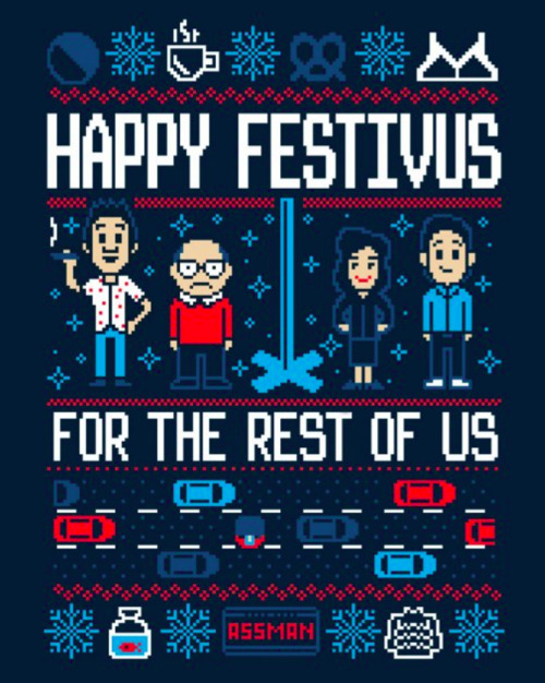 it8bit:  Ugly Holiday Pixel SweatersCyber Monday is here, and TeeFury has 20% off sitewide today with code TFCM20. Happy Carldays! by PacalinHoliday Awakens! & That Snow Moon by Drew WiseHappy Festivus by Bamboota