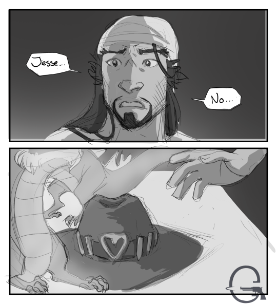 gunnslaughter:   ‘Wake up, master’ Hanzo: Where are we?Dragon: In the hospitalHanzo: Something happened..Dragon: You don’t remember? Dragon: You got hurt. In the future, it’d be best if you would be more careful.Hanzo: You’re a rude one… Hanzo: