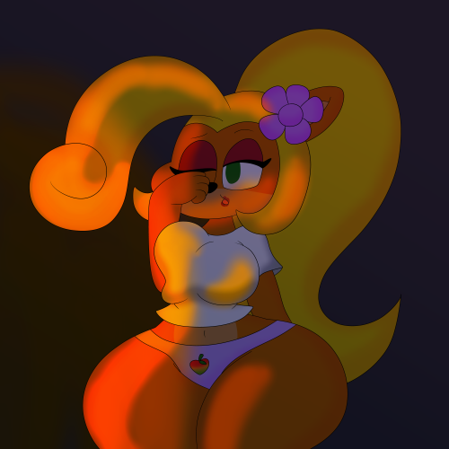 At first I just drew a doodle of a tired Coco. Then I experimented with lighting. I like how it turn