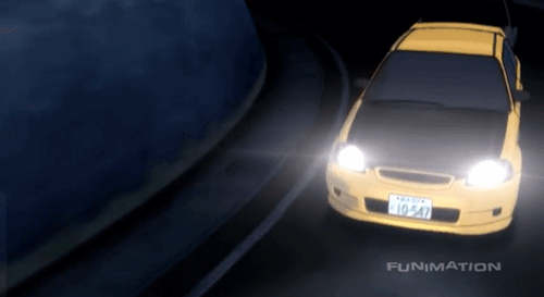 Initial d Манга Honda Civic
