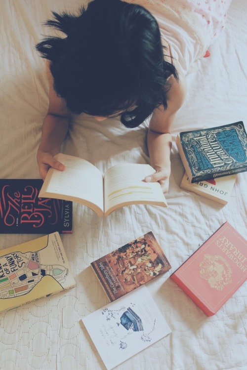 undiscoveredcolours:A rainy afternoon and some good books.