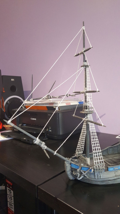WIP : Brig The WandererHello everyone !The foremast and the bowsprit of the Wanderer are ready.Today