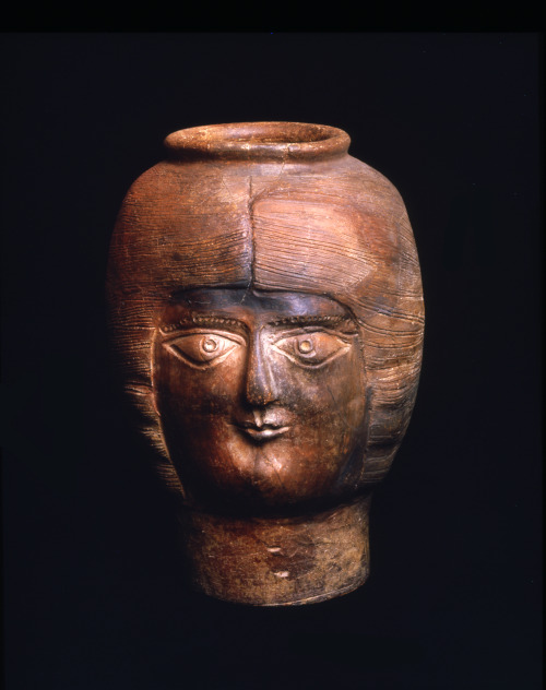 A vase bearing the face of a woman, believed by some scholars to be Julia Domna, wife of the emperor