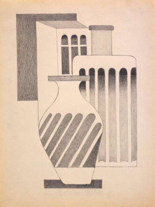 amare-habeo:
“  Amédée Ozenfant (French, 1886 - 1966)
Doric, 1925
Pencil on papier, 32.8 x 23.6 cm
”