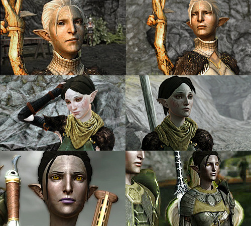 nenuials:dalish ladies  (ﾉ◕ヮ◕)ﾉ*:･ﾟ✧