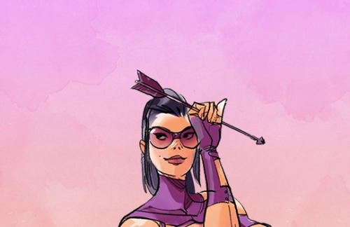 kwannon:

You see I’m literally pointing arrows at you, right? #kate bishop