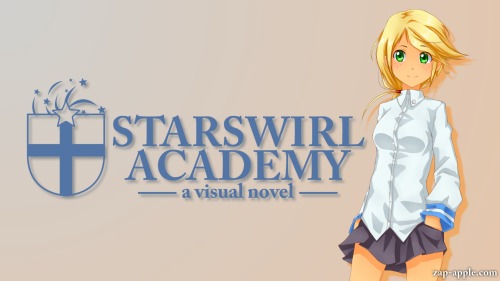 shawnyall:  Custom Starswirl Academy wallpapers for you visual novel fans!Check them out at zap-apple.com! Tumblr exclusive. :P 
