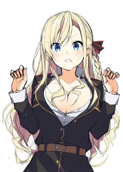 futureisfailed:  朝起きたらメシ食って寝るさんのツイート: “はいふりのミーちゃんラフ https://t.co/D53R7fWLgz” 
