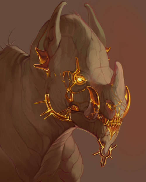 A Corrupted Drahk from Warframe!