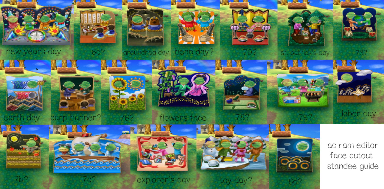 Featured image of post Acnl Face Guide New leaf you will go on a train ride with rover the cat