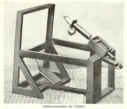 memfrog:“Masturbation machine for women.” Ergänzungswerk zur Sittengeschichte des Lasters. 1927.For 