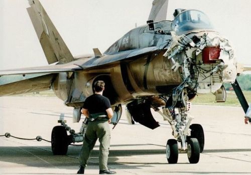 michell169:  F-18 nose missing!