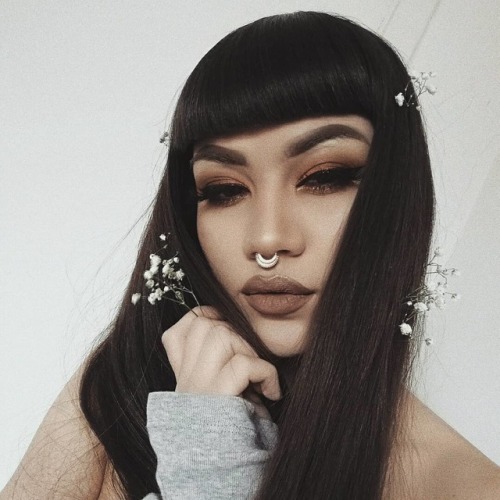 Be nude. Be free.  @ina_cano. WAR HORSE Septum: Available in yellow, rose and white gold.