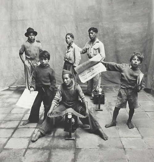 agelessphotography:Six Street Boys, Cuzco, Irving Penn, 1948
