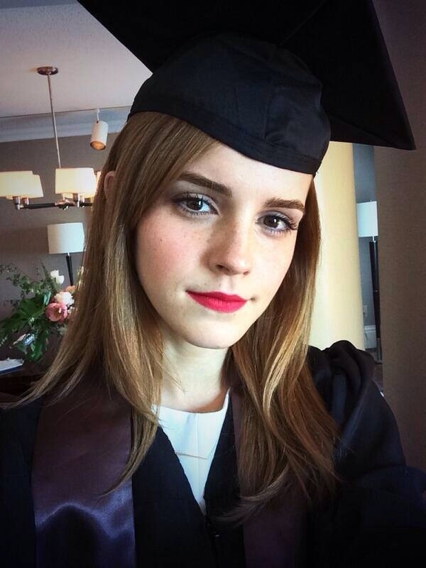 matthewhubbard:  Today, Emma Watson graduated from one of the most prestigious