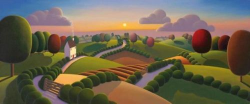 Landscapes by Paul Corfield (click to enlarge)1. One Man and His Dog2. Evening’s Golden Veil3. Moonl