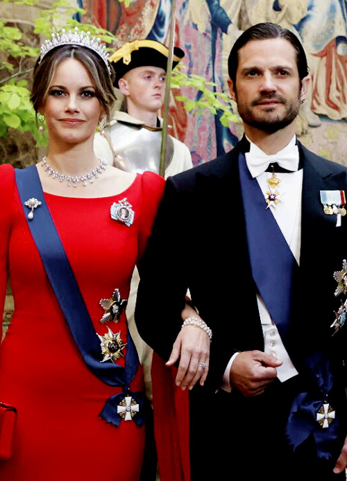 theroyalsandi: Prince Carl Philip and Princess Sofia attended the Finnish State Banquet at the Royal