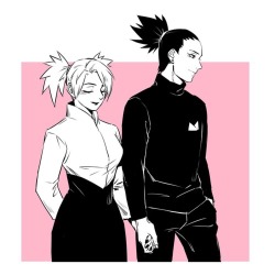 kawaiijosh:  temari & shikamaru.