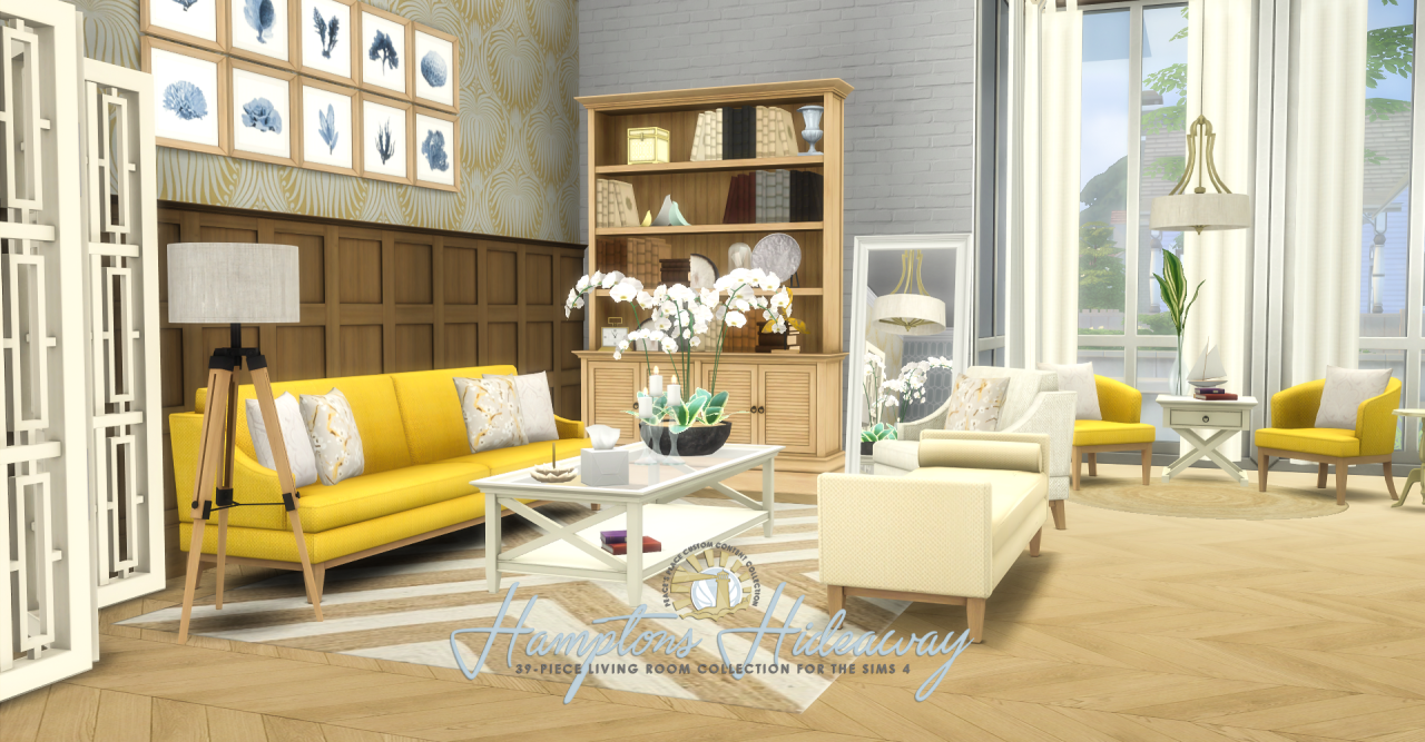 With all the building I have been doing in Windenburg, it has shown me just how much I needed to create some more classic-contemporary furniture that could be used in these coastal homes. I love Hamptons design, so I went about creating my own set of...