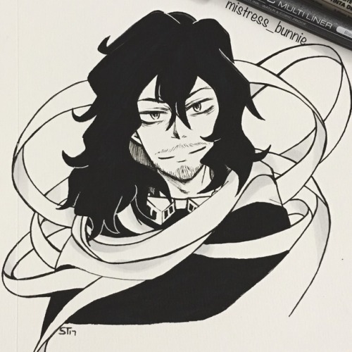 mistress-bunnie: I loveee Eraserhead from bnha! (ﾉ´ з `)ノ so I had to doodle him of course ~ ✨