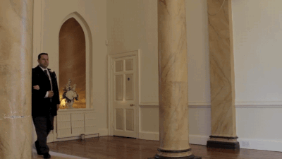 thecarolinebelle:The Roses’ Walk Down the Aisle