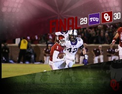 HAVING A FREAKIN PANIC ATTACK OVER HERE! I hope trevor knight got on the TCU bus and they are halfway to texas because he sucks! So much for impressing judges with style points! I love you baker! Be well brother!
