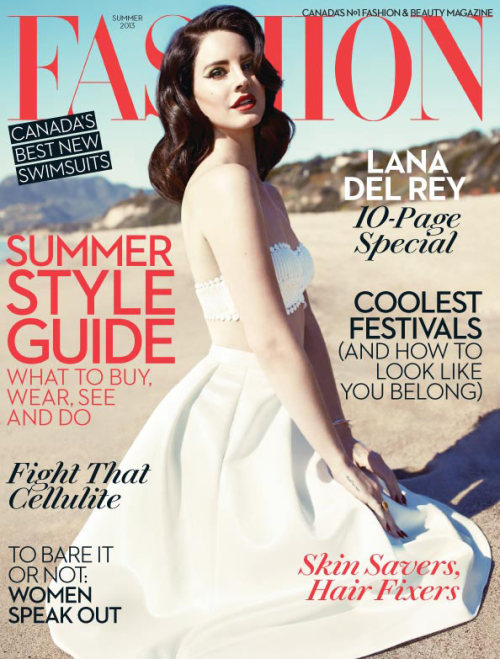 Lana Del Rey Turns Up the Glam for Fashion Magazine’s Summer 2013 Cover Shoot