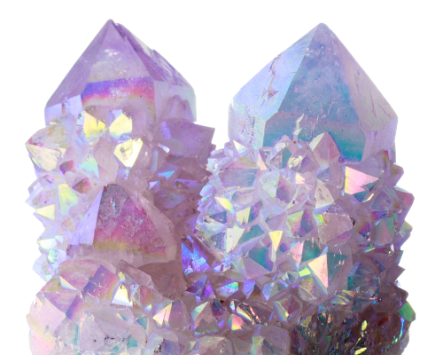 Porn transparentgems:  Rainbow Aura Quartz  photos