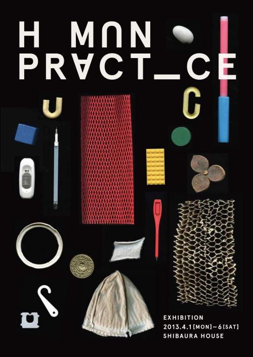 Japanese Exhibition Poster: Human Practice. Shohei Iida. 2013