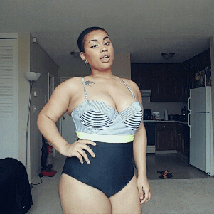 eyerollgodd:    ♡    ♡  Chubby girl bathing suit appreciation ♡ ♡    ♡  Top two bikini and one piece are from Old Navy (I bought them maybe 2 years ago?)    ♡  Bottom two one pieces are from JCPenney’s. Again, I purchased both years ago,