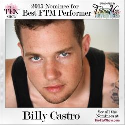 ftmfags:  ftm-adventures:  We are so honored to be sponsoring the Best FTM Performer category at the Transgendered Erotica Awards. Billy Castro, chancearmstrong, cyd st Vincent, and Dickey Johnson are the first four nominees!   So excited for the TEA