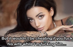 hubbyandwife46:lustylovers:bi-cuck-in-bermuda:This is calmed fun together without