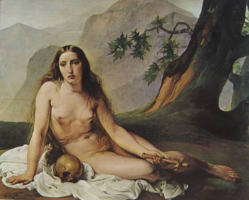 tenebrum:  Maddalena penitente di Francesco ‪#‎Hayez‬ (1825; Milano, Galleria di Arte Moderna).  Wha