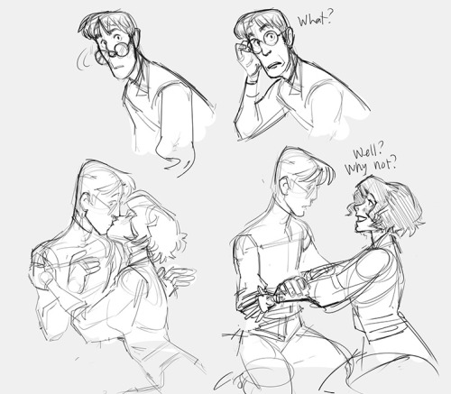 I saw something about Sutar week????  So I organized the last couple of those engagement sketches I 